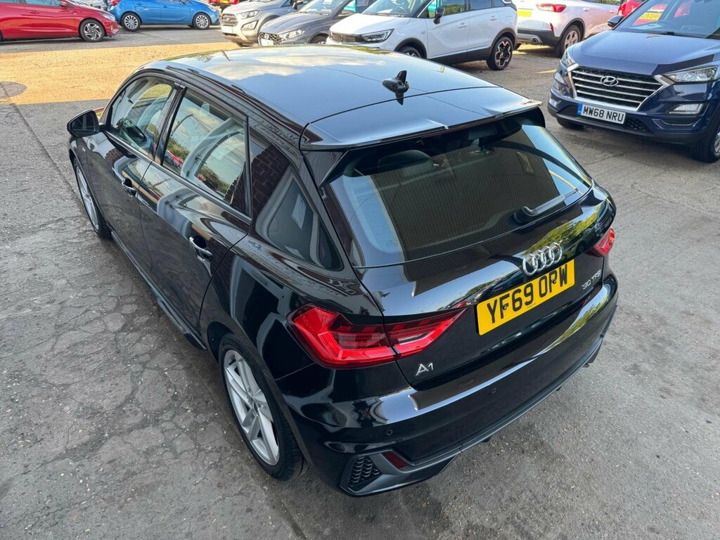 Audi A1 Hatchback 1.0 Tfsi 30 S Line Sportback Euro 6 Ss YF69OPW Black #4