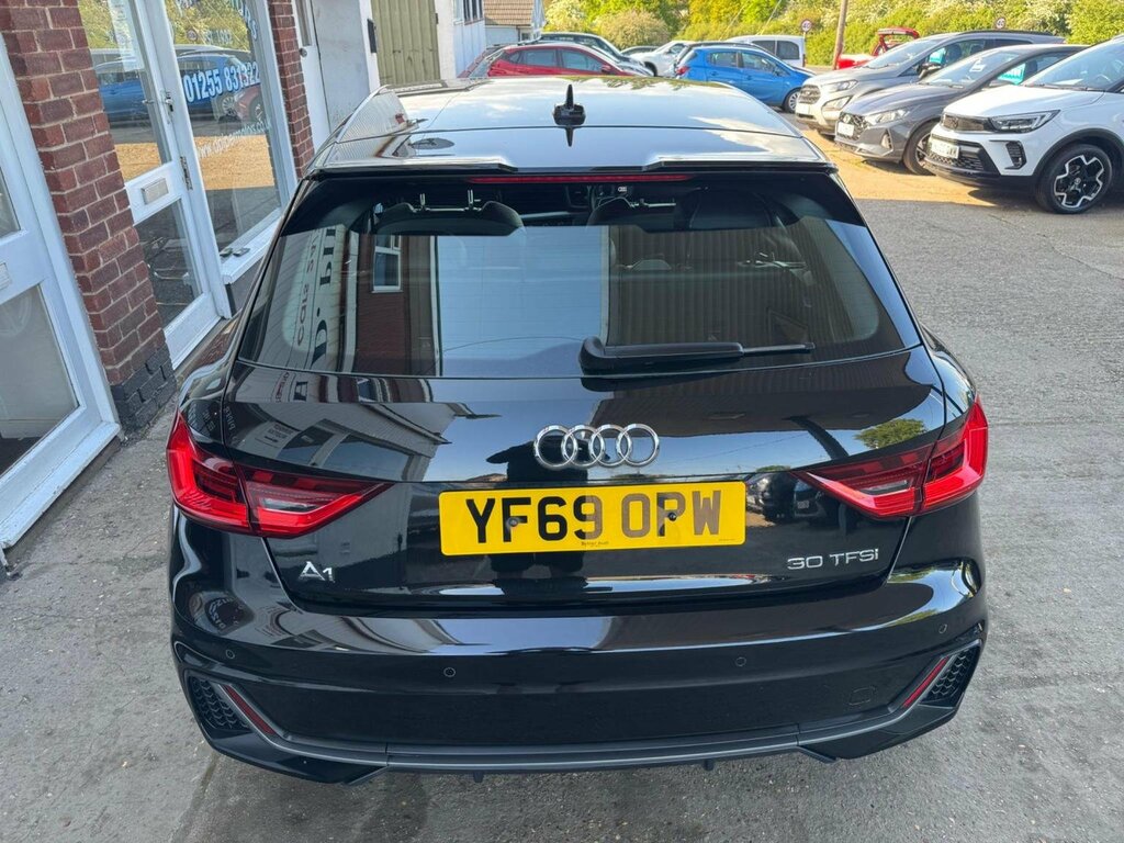 Audi A1 Hatchback 1.0 Tfsi 30 S Line Sportback Euro 6 Ss YF69OPW Black #3