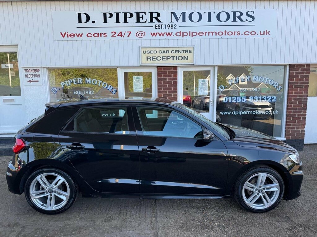 Audi A1 Hatchback 1.0 Tfsi 30 S Line Sportback Euro 6 Ss YF69OPW Black #2
