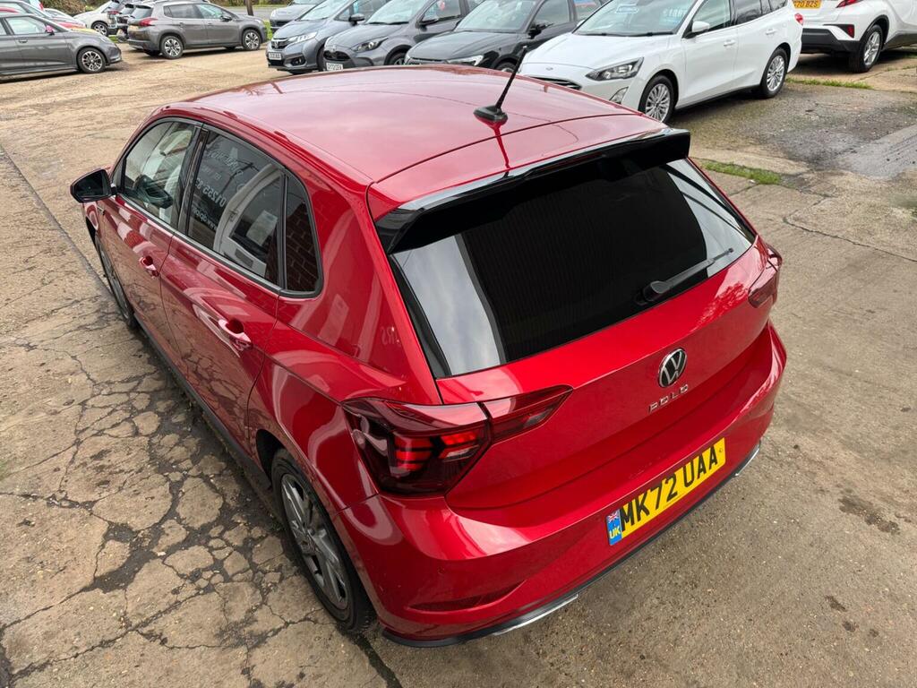 Volkswagen Polo Hatchback 1.0 Tsi R-line Dsg Euro 6 Ss 202 MK72UAA Red #5