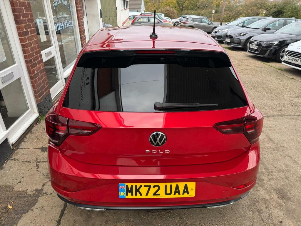 Volkswagen Polo Hatchback 1.0 Tsi R-line Dsg Euro 6 Ss 202 MK72UAA Red #4