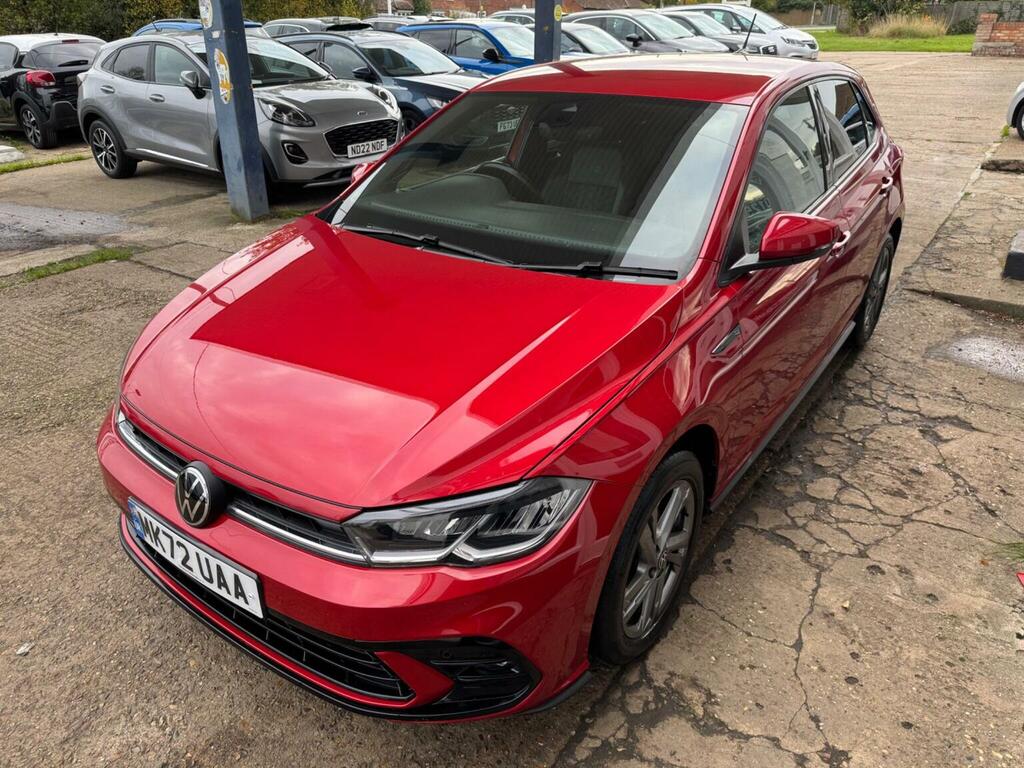 Volkswagen Polo Hatchback 1.0 Tsi R-line Dsg Euro 6 Ss 202 MK72UAA Red #6