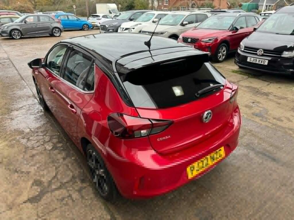 Vauxhall Corsa Hatchback 1.2 Turbo Elite Edition Euro 6 Ss PJ22NZC Red #5