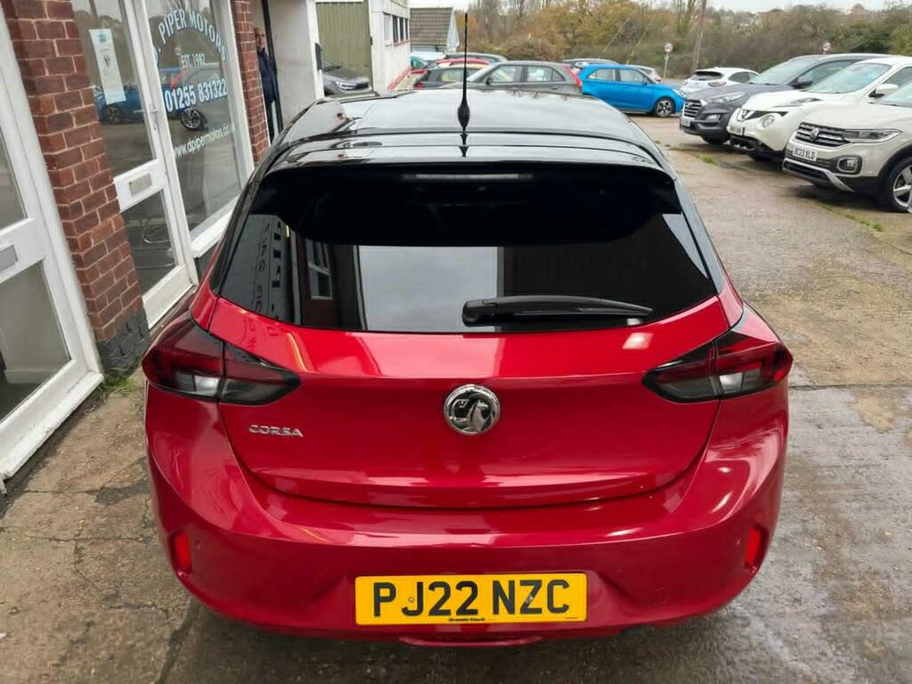 Vauxhall Corsa Hatchback 1.2 Turbo Elite Edition Euro 6 Ss PJ22NZC Red #4