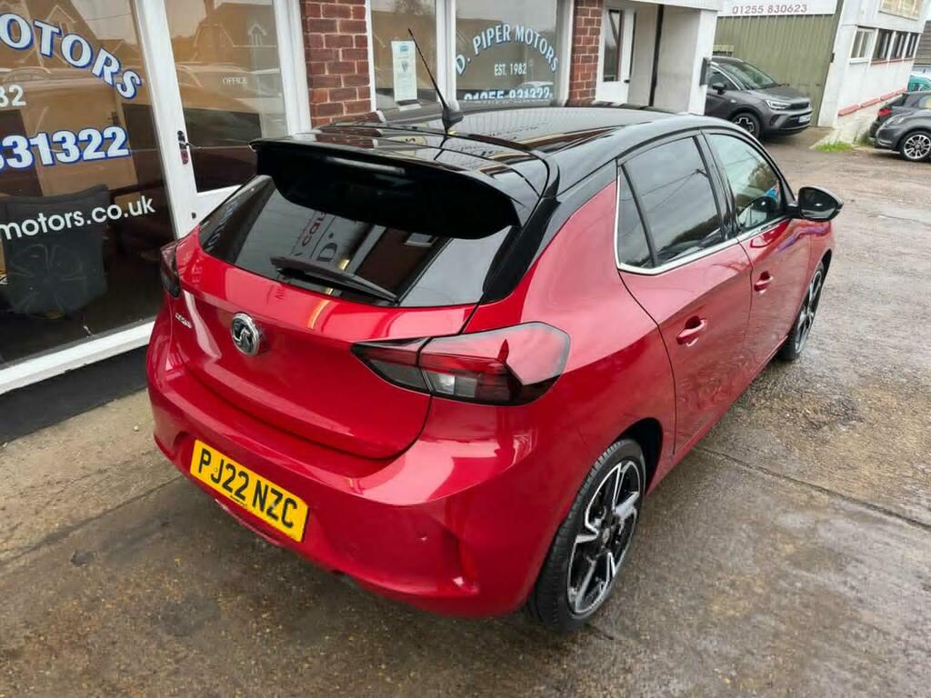 Vauxhall Corsa Hatchback 1.2 Turbo Elite Edition Euro 6 Ss PJ22NZC Red #3