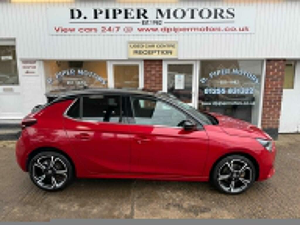 Vauxhall Corsa Hatchback 1.2 Turbo Elite Edition Euro 6 Ss PJ22NZC Red #2
