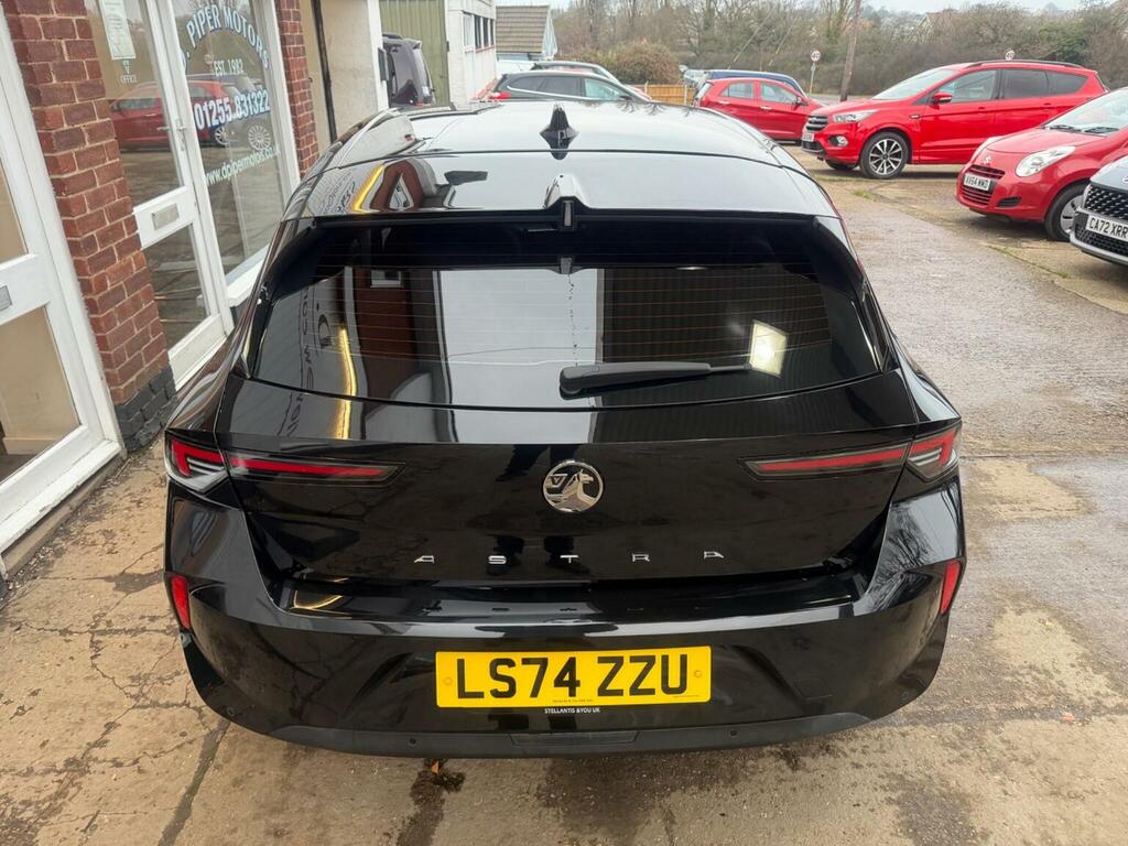Vauxhall Astra Hatchback 1.2 Turbo Design Euro 6 Ss 2024 LS74ZZU Black #4