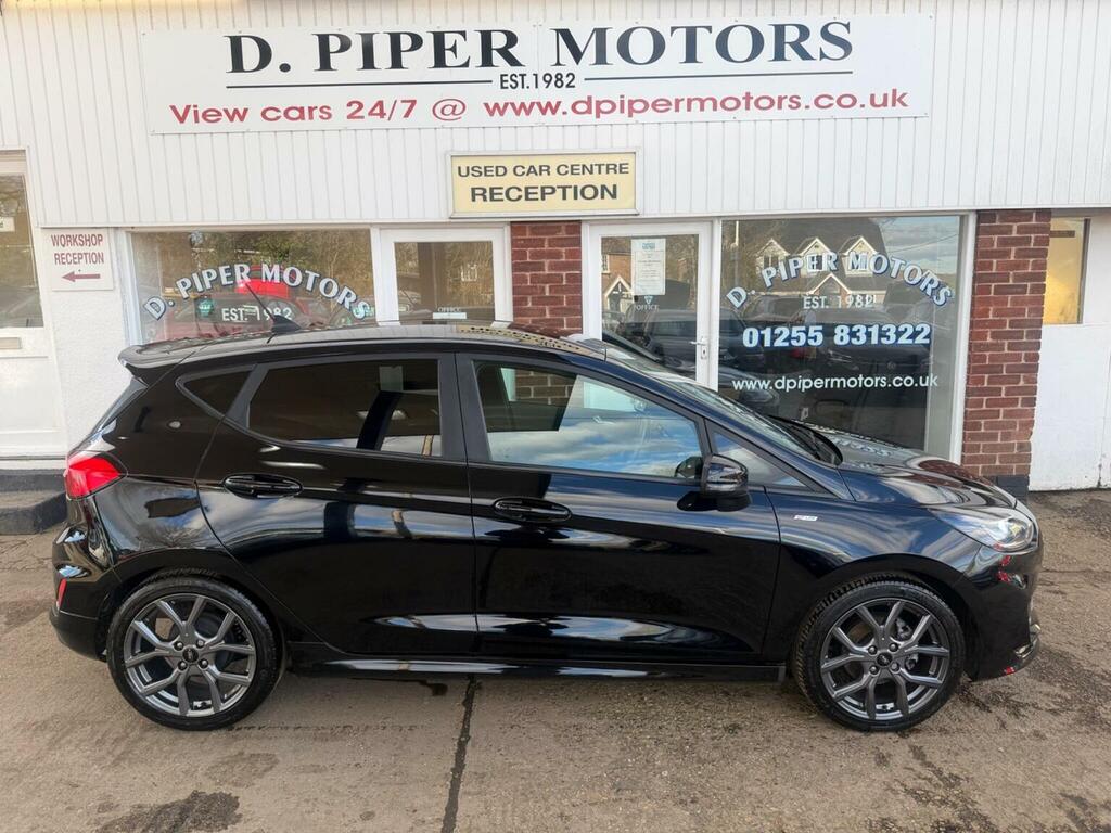 Ford Fiesta Hatchback 1.0T Ecoboost St-line Euro 6 Ss BL72VJD Black #2