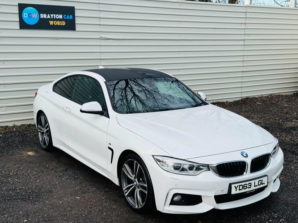 BMW 4 Series 2.0 420D M Sport Euro 6 Ss YD63LGL White #4
