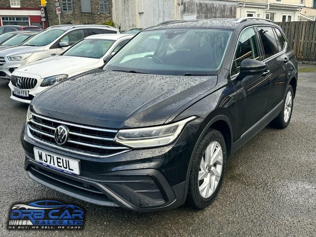 Volkswagen Tiguan Allspace 2.0 Tdi Life Suv Dsg Euro 6 Ss 150 WJ71EUL Black #3
