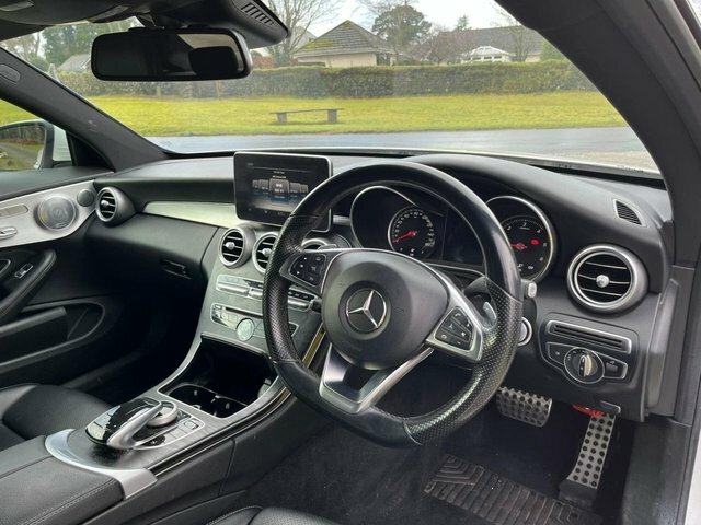 Mercedes-Benz C Class 2.1 C250d Amg Line Premium Plus Coupe KO66JWP White #6
