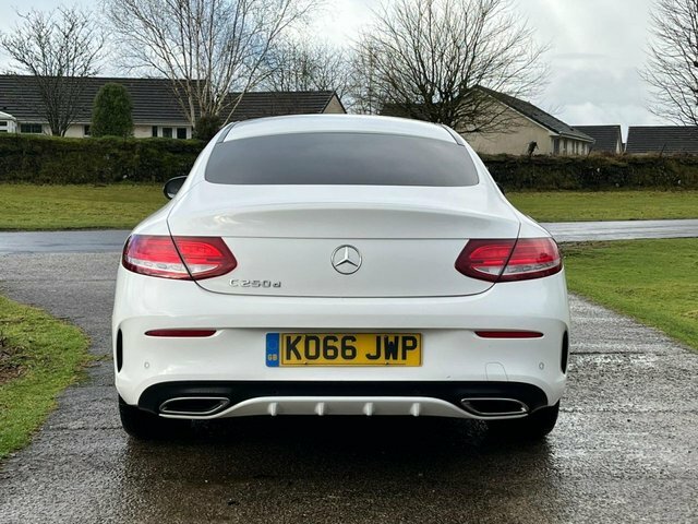 Mercedes-Benz C Class 2.1 C250d Amg Line Premium Plus Coupe KO66JWP White #4