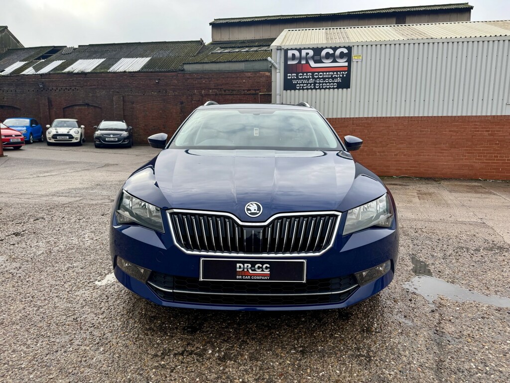 Skoda Superb Estate 2.0 Tdi Se Technology 2017 Blue #2