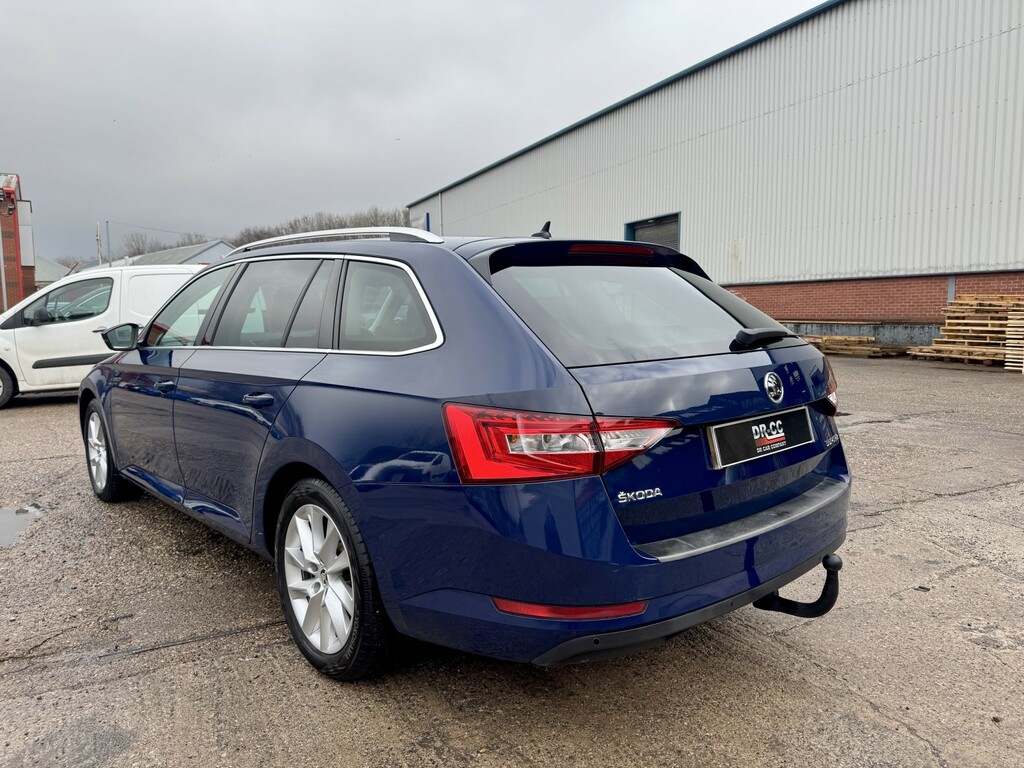 Skoda Superb Estate 2.0 Tdi Se Technology 2017 Blue #6