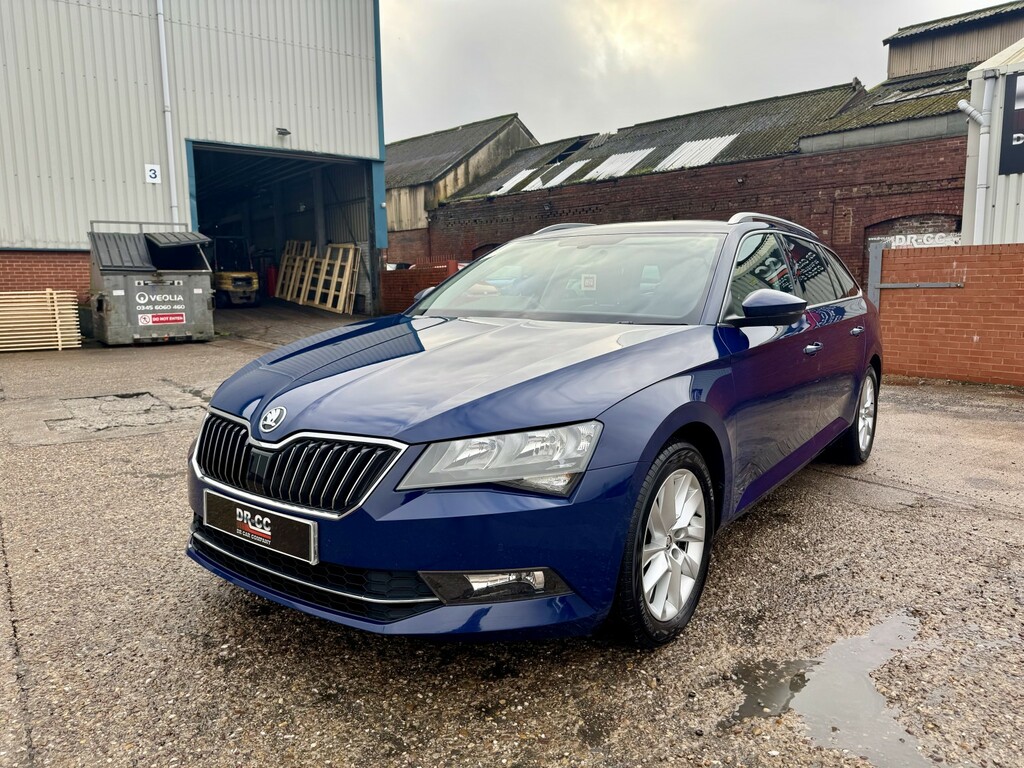 Skoda Superb Estate 2.0 Tdi Se Technology 2017 Blue #3