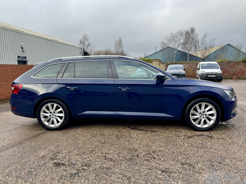 Skoda Superb Estate 2.0 Tdi Se Technology 2017 Blue #5