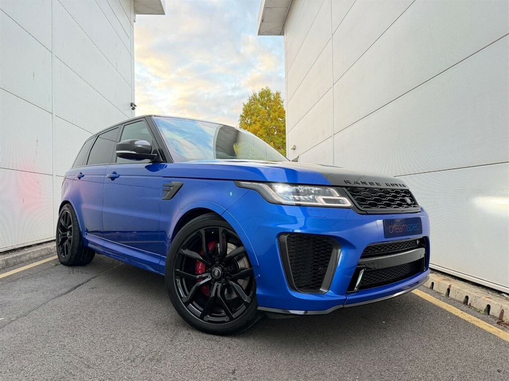 Land Rover Range Rover Sport 5.0 P575 V8 Svr Suv 4Wd Euro 6 S Blue