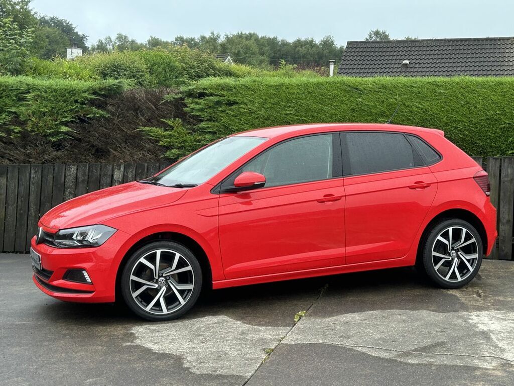 Volkswagen Polo Hatchback A6336 Red #4