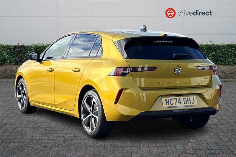 Vauxhall Astra 1.2 Turbo Griffin Hatchback Euro NC74DHJ Yellow #5