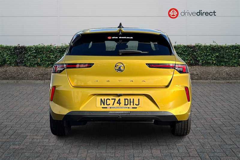 Vauxhall Astra 1.2 Turbo Griffin Hatchback Euro NC74DHJ Yellow #4