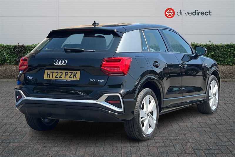 Audi Q2 1.0 Tfsi 30 S Line Suv Euro 6 S HT22PZK Black #3