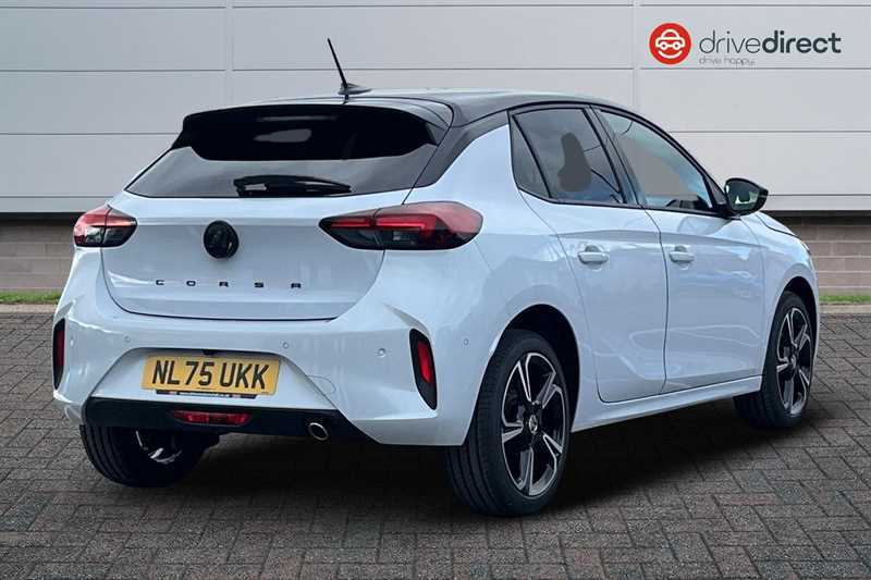 Vauxhall Corsa 1.2 Turbo Gs Hatchback Euro 6 S NL75UKK White #3