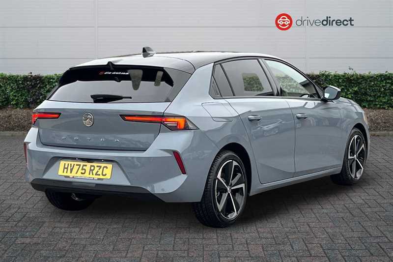 Vauxhall Astra 1.2 Turbo Griffin Hatchback Euro HV75RZC Grey #3