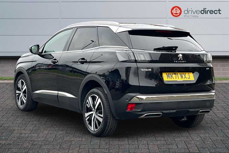 Peugeot 3008 1.2 Puretech Gt Suv Eat Euro 6 Ss 1 MK71WXJ Black #5