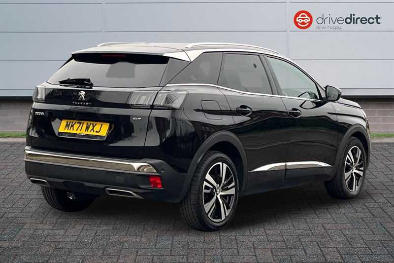 Peugeot 3008 1.2 Puretech Gt Suv Eat Euro 6 Ss 1 MK71WXJ Black #3