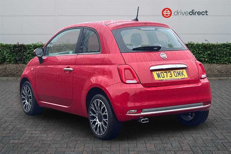 Fiat 500 1.0 Mhev Top Hatchback Euro 6 S WO73OMK Red #5