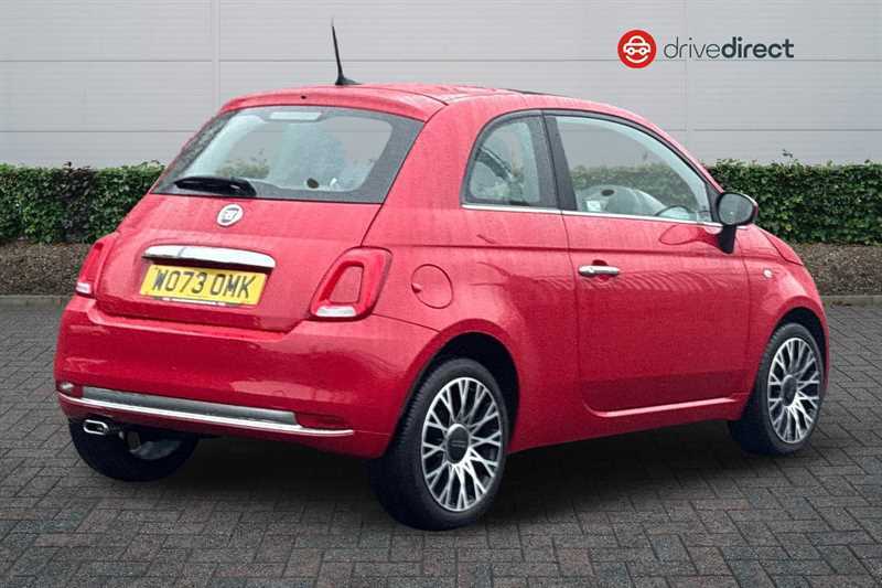 Fiat 500 1.0 Mhev Top Hatchback Euro 6 S WO73OMK Red #3
