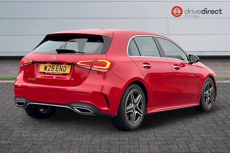 Mercedes-Benz A Class 1.3 A200 Amg Line Premium Plus Hatchback Pet W29END Red #3