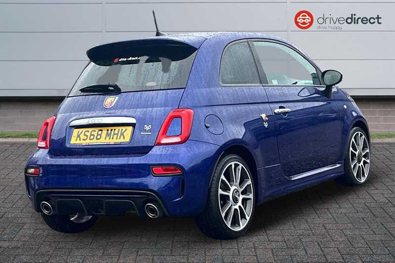 Abarth 595 1.4 T-jet Turismo Hatchback Euro KS68MHK Blue #3