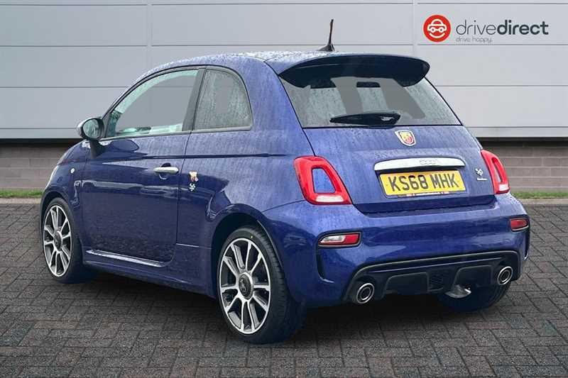 Abarth 595 1.4 T-jet Turismo Hatchback Euro KS68MHK Blue #5