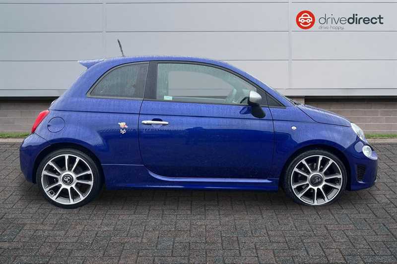 Abarth 595 1.4 T-jet Turismo Hatchback Euro KS68MHK Blue #2