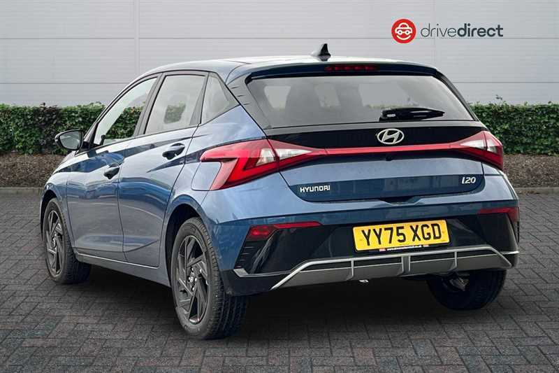 Hyundai I20 1.0 T-gdi Black Line Hatchback E YY75XGD Blue #4
