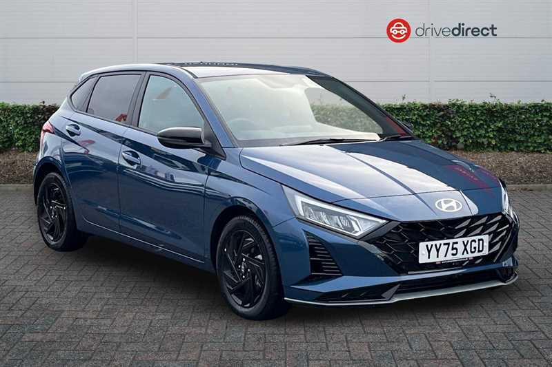 Hyundai I20 1.0 T-gdi Black Line Hatchback E Blue