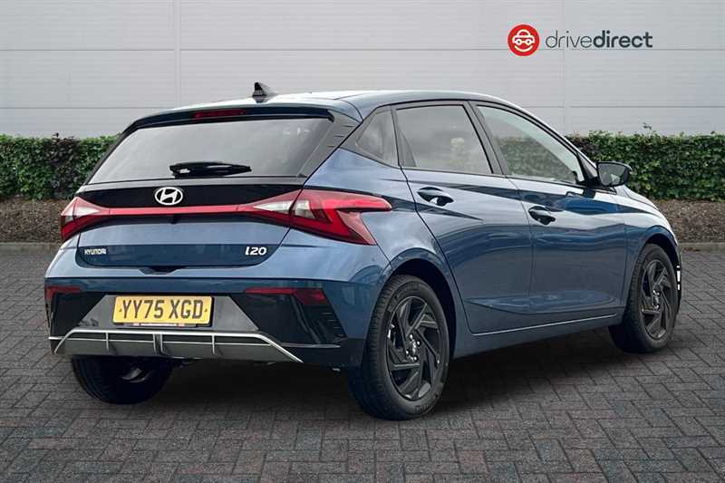 Hyundai I20 1.0 T-gdi Black Line Hatchback E YY75XGD Blue #2