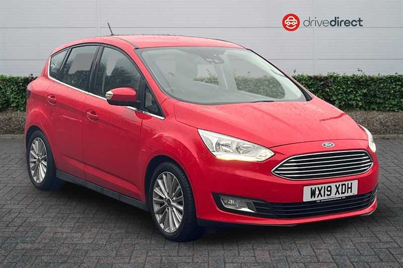 Ford C-Max 1.0T Ecoboost Gpf Titanium Mpv E Red