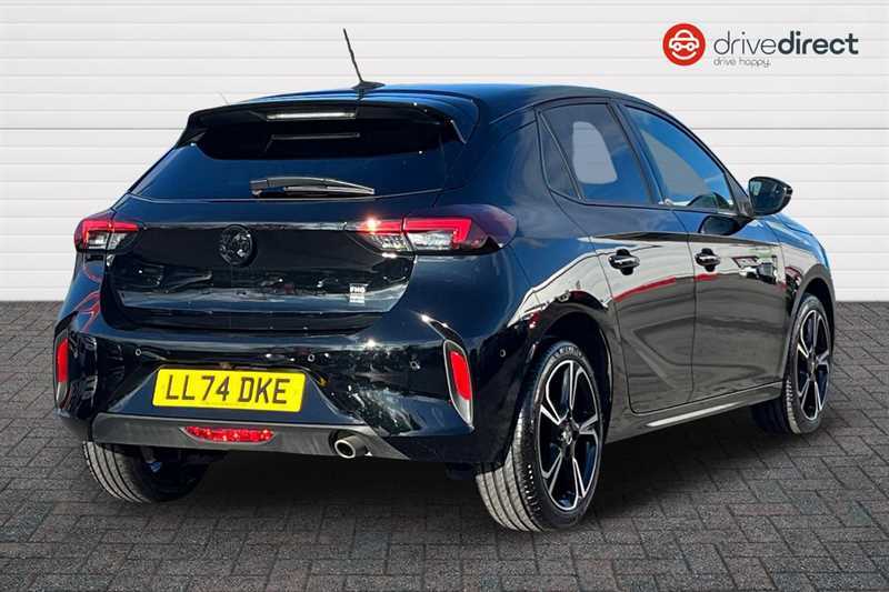 Vauxhall Corsa 1.2 Turbo Gs Hatchback Euro 6 S LL74DKE Black #3