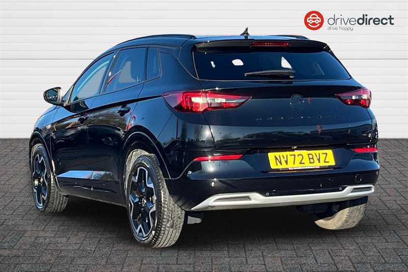 Vauxhall Grandland 1.2 Turbo Ultimate Suv Euro 6 S NV72BVZ Black #5