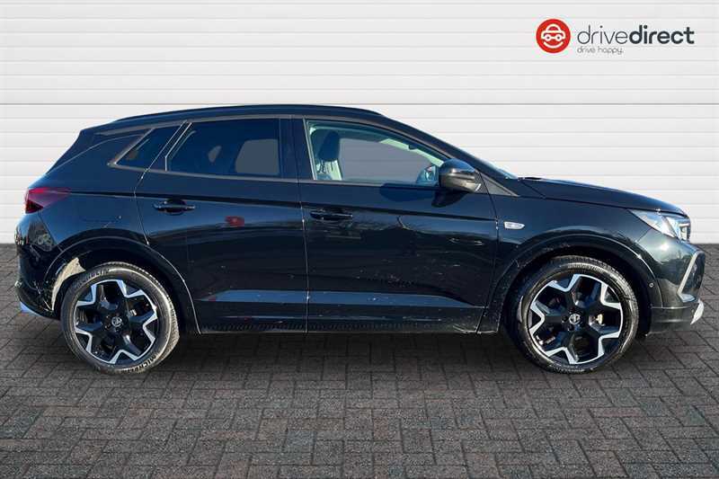 Vauxhall Grandland 1.2 Turbo Ultimate Suv Euro 6 S NV72BVZ Black #2