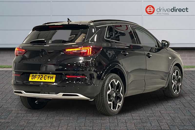 Vauxhall Grandland 1.2 Turbo Ultimate Suv Euro 6 S DF72CYH Black #3