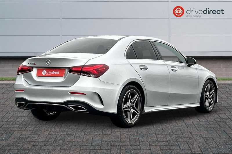 Mercedes-Benz A Class 1.3 A200 Amg Line Saloon Euro 6 Silver #3