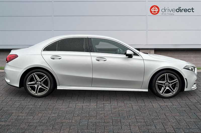 Mercedes-Benz A Class 1.3 A200 Amg Line Saloon Euro 6 Silver #2