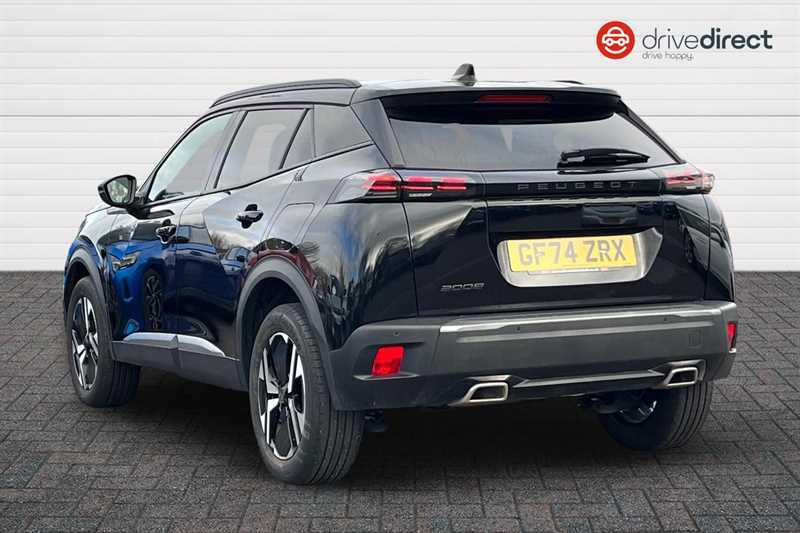 Peugeot 2008 1.2 Puretech Allure Suv Euro 6 GF74ZRX Black #5