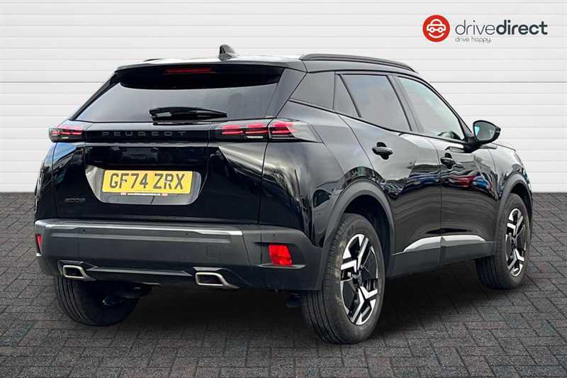 Peugeot 2008 1.2 Puretech Allure Suv Euro 6 GF74ZRX Black #3