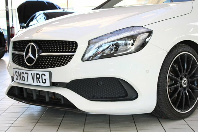 Mercedes-Benz A Class 1.6 A160 Amg Line Premium Hatchback 7 SN67VRG White #3