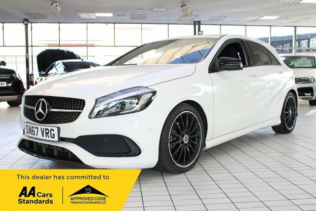 Mercedes-Benz A Class 1.6 A160 Amg Line Premium Hatchback 7 SN67VRG White #2