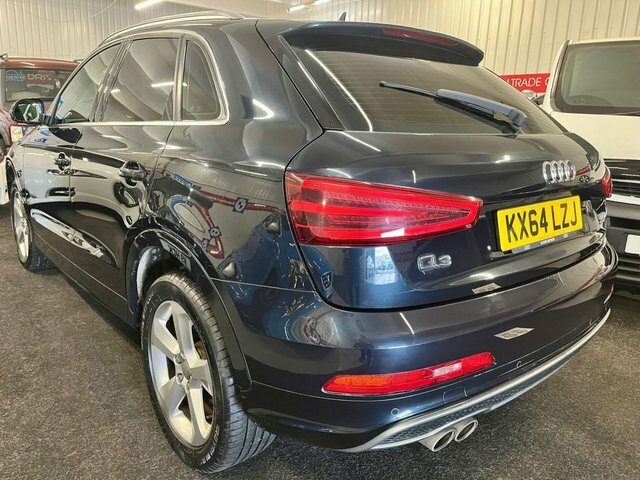 Audi Q3 2.0 Tdi S Line Suv Quattro Euro KX64LZJ Blue #6